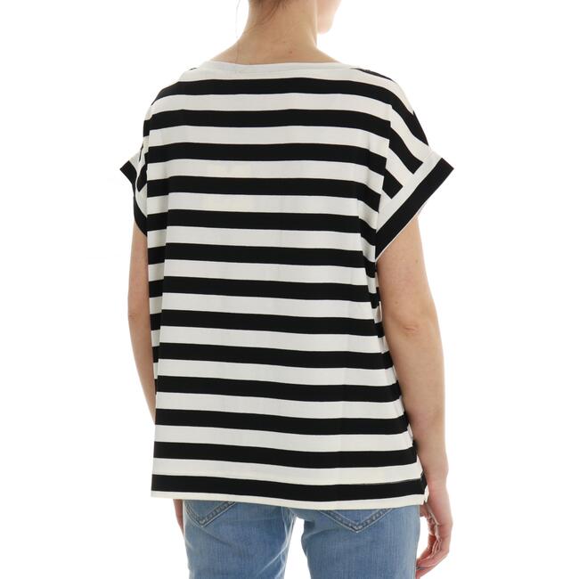 T-SHIRT RIGHE VICOLO - Mad Fashion | img vers.650x/